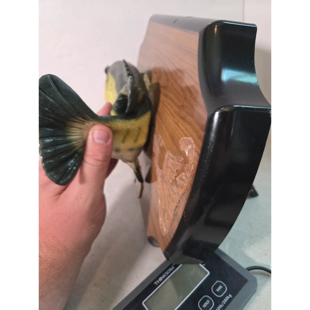 Vintage Gemmy 1999 Big Mouth Billy Bass Singing Fish Works With Issues FOR PARTS